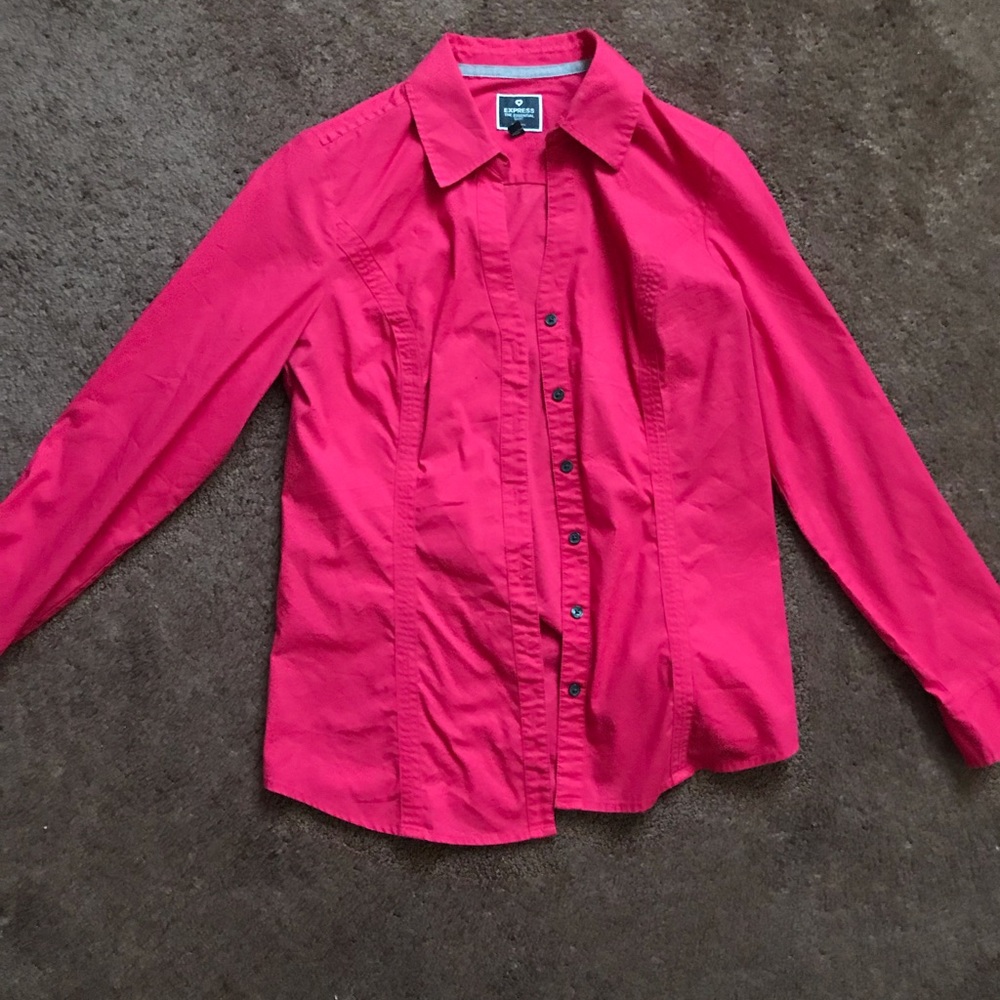 Long sleeved button down shirt